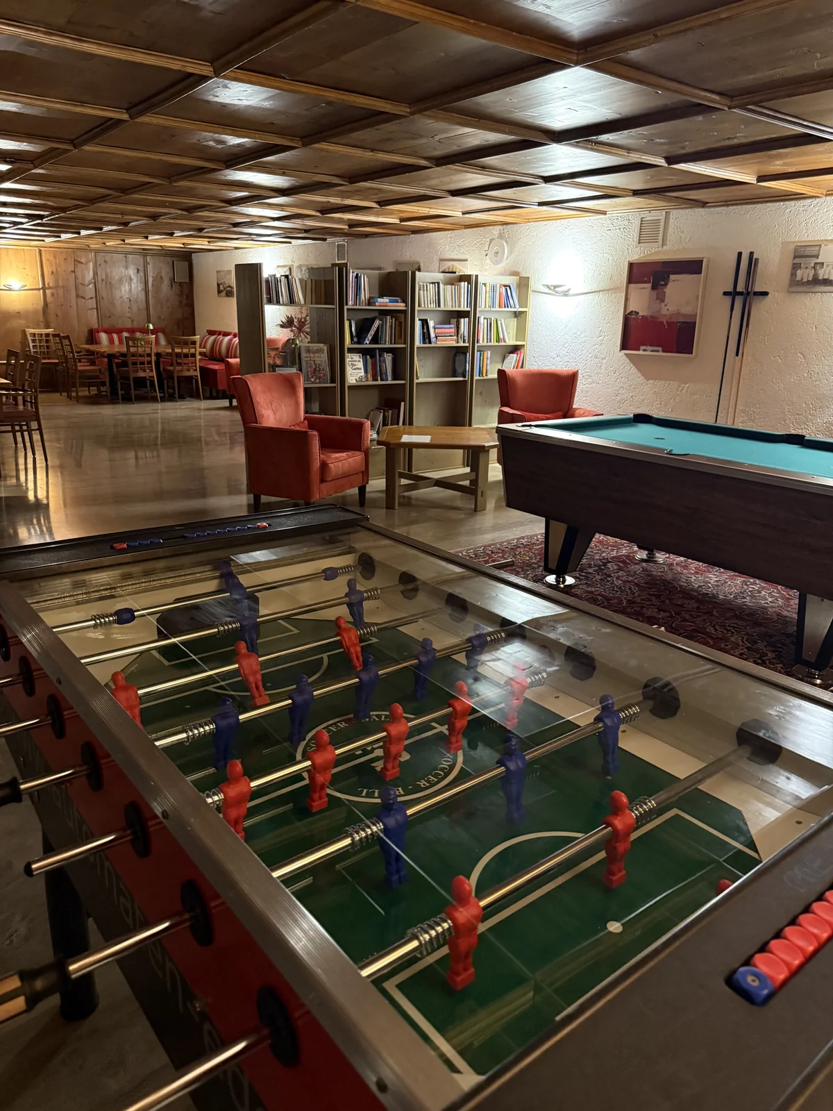 Tischfußball im Appartementhaus Birkenwald