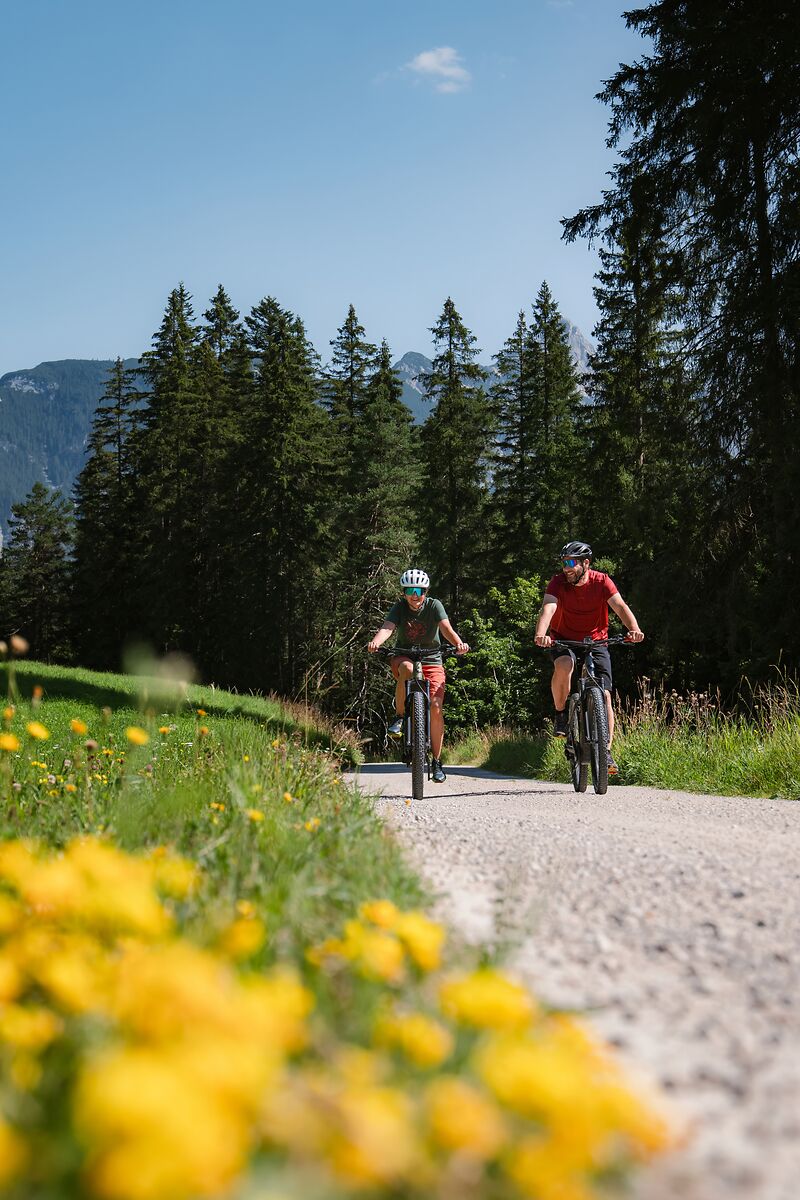 E-Biken im Wildmoos Fludertal