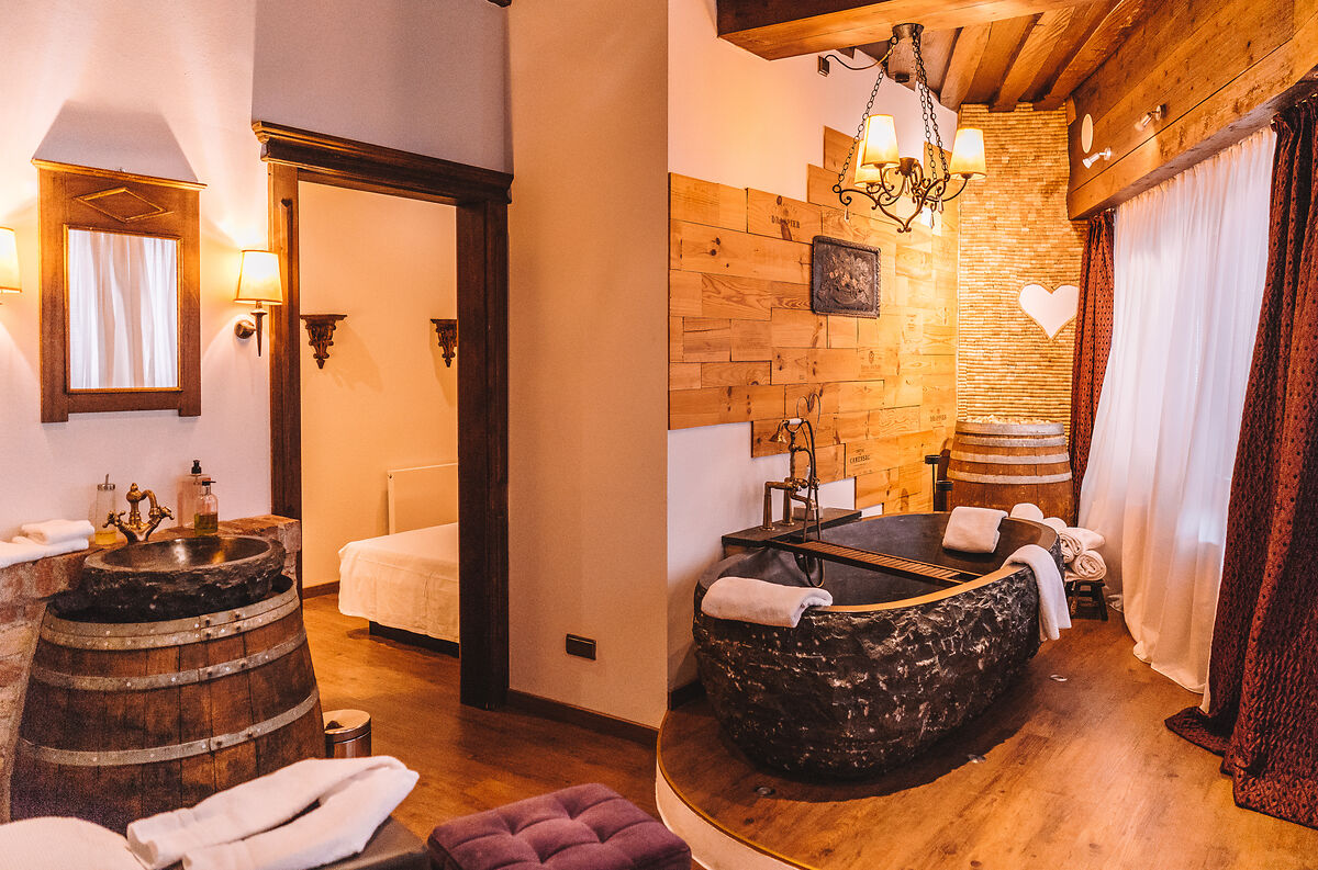 Massageraum im Spa-Bereich des Hotels Klosterbräu in Seefeld
