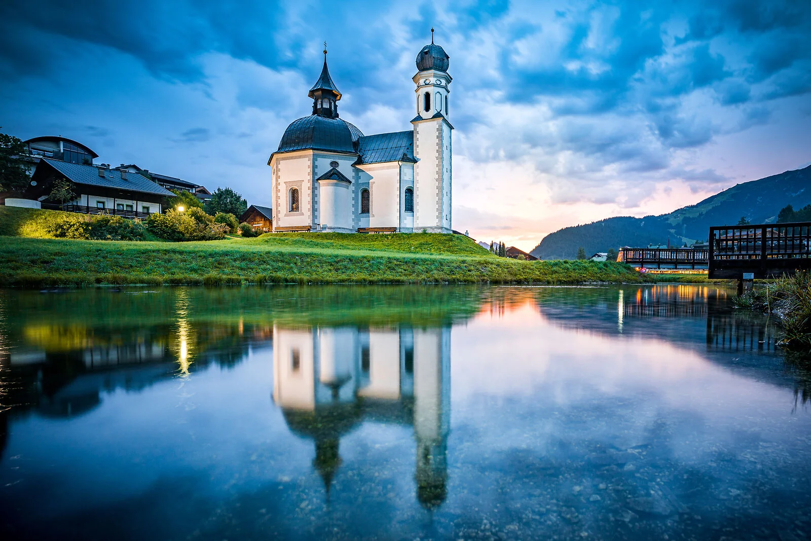 Seekirchl in Seefeld im Sommer